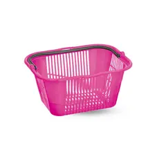 Cesto para Prendedor de Roupas com Alça Portátil Neon Resistente: Cestinho Multiuso de Varal
