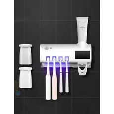 Porta Escova De Dente Esterilizador Com Dispenser De Pasta