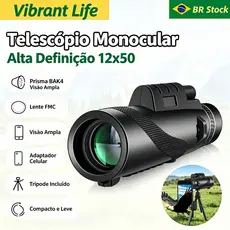 Telescópio Monocular Poderoso Com Zoom HD De 80x100 Binóculos Portáteis, Telescópio De Longo Alcance Para Acampamentos