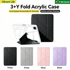 Capa Inteligente Com Suporte Para Caneta Para IPad Air 5 Air 6 A16 11th M3 IPad Pro 11 12.9 13 10 Gen 10.5 10.2 9th 8th