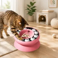 Brinquedo Comedouro Interativo Lento para Cachorro Cães E Gatos Pet Jogo Anti-Stress Porta Petisco