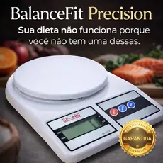 Balança Digital de Cozinha 10kg Alta Precisão 1g Dieta Fitness Nutrição BalanceFit