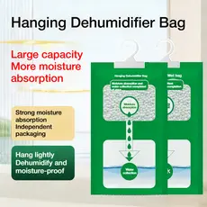 Saco Absorvedor de Umidade Suspenso, Desumidificador, Saco Seco Anti-Mofo, Removedor de Umidade para Armário, Guarda-Rou