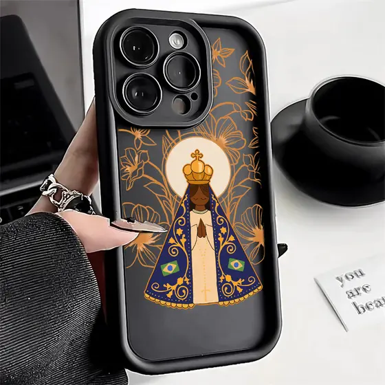 Nossa Senhora Capa Capinha Para Samsung A06 A07 A05S A12 A13 A14 A15 A16 A17 A23 A32 A34 A36 4G Anti-impacto