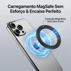 HREBOS x HEYOO Anel magnético para celular MagSafe adapta ao suporte magnético e carregador