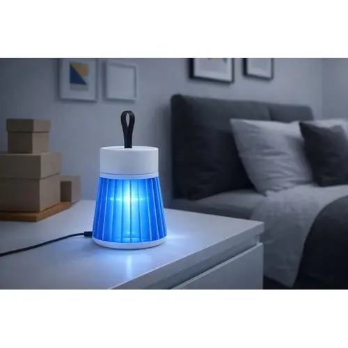 Luminaria Repelente Mata Mosquito Eletrica Portatil USB Anti Insetos Protecao Ambiente