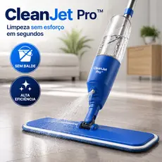 Mop Spray 360° Reservatório Limpeza Fácil Sem Balde Prático Profissional