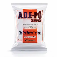 Suplemento vitaminico ADE  Pó Champion 1kg