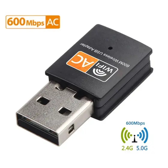 Adaptador Usb Wifi Wireless Receptor AC 1800MPS 802.11 2.4GHZ Internet