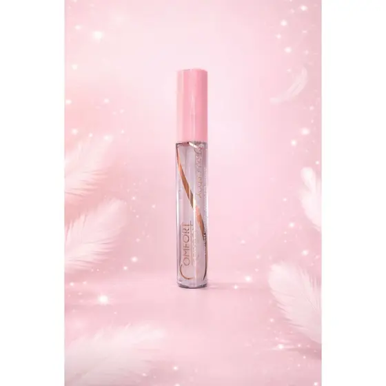 Gloss Labial Comfort Top Coat Transparente Brilho Intenso Hidratante Lábios