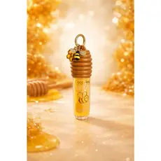 Lip Gloss Mel Hidratante Cocco Fleur Brilho Labial Sweet Bee com Chaveiro Abelhinha