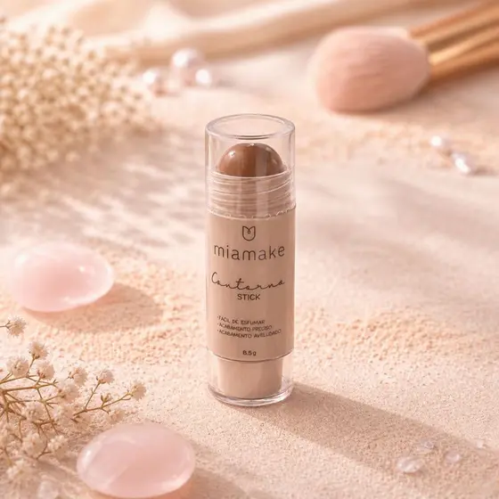 Contorno Facial Stick Miamake – Bastão Cremoso para Contorno e Definição Facial