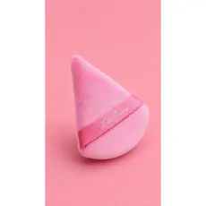 Kit com 2uni Esponja de Maquiagem Triangular Lola Bunny Rosa Powder Puff Pelúcia Para Pó e Base
