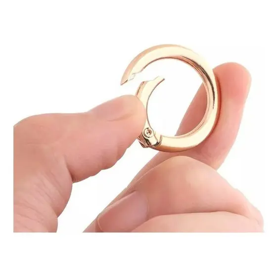 5 a 30 Pçs Argola Mosquetão Articulada 4x20mm 4x24mm 4x30mm Acessórios para Bijuterias e Artesanato