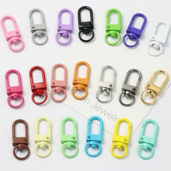 10-100 Pçs Porta-chaves DIY Lembranças 12x32mm