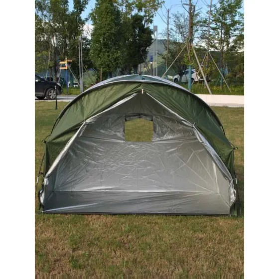 Barraca de acampamento com protetor solar revestido de prata, barraca multifuncional à prova de chuva, barraca quente pa