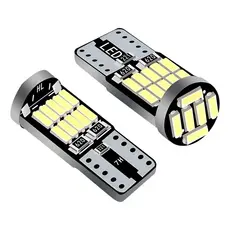 Kit 2/4/10 LED T10 Lampadas Pingo 6000k Extra Forte 26 Leds Luz de Teto, Placa e Leitura Canbus Livre de Erro Auto