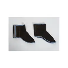 Soldagem de couro pé proteção Leggings soldador pé capa protetora pé resistente ao desgaste isolamento térmico Spark-Pro