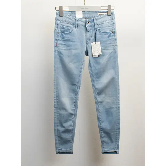 Super econômico capaz jeans feminino fino primavera cor clara magro tornozelo-Lifting calças lápis