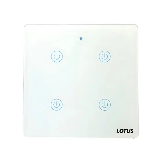 Interruptor Inteligente 4 Botões Wi-Fi 4x4 Plus Lotus