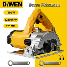 Serra Mármore 1300W 12800RPM Profissional para Cortes em Mármore Granito Concreto Porcelanato com Disco de 110mm