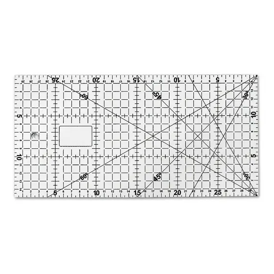 Régua Patchwork 15x30 Acrílico Corte Preciso Costura Modelagem