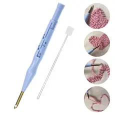 Agulha Mágica Ponto Russo Caneta Grossa Bordado Profissional Punch Needle Artesanato