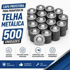 Capa Protetora Veda Parafuso De Telha Metálica 500 Un