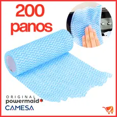 Rolo de Pano Multiuso Picotados Para Limpeza Rolo Tipo Perfex 21x29 Reutilizável Alta Absorção