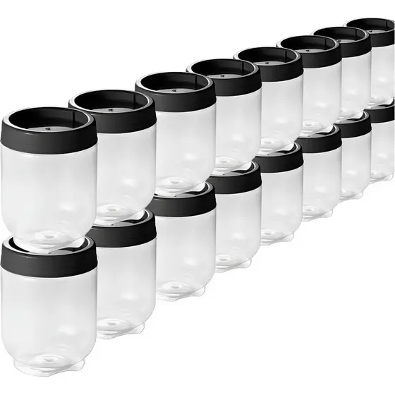 Porta Condimento E Tempero 380ml Kit 16 Potes Gire E Trave