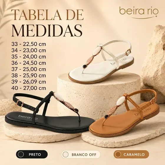 Sandália Rasteira feminina Beira Rio Pedra (Camila Queiroz) Original, Confortável, Dia a Dia ( FORMA GRANDE)