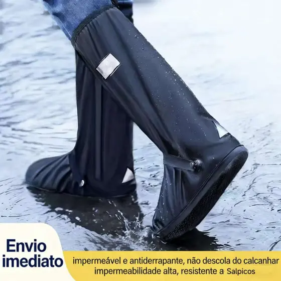 💧 Protetor de Pé Impermeável! Tamanhos Variados, Ideal para Chuva!
