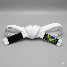 Faixa Jiu Jitsu 100% Algodão 6 Costuras Alta Resistência Para Treino e Competição