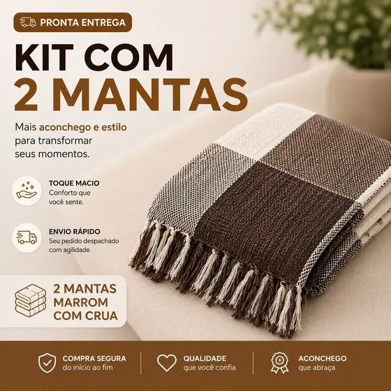Manta Para Sofá E Cama Gigante Decorativa Protetora Grande 2.10mx1.20m Luxo direto da fabrica