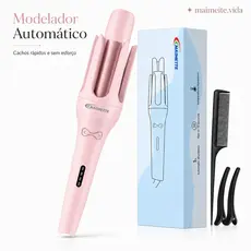MAIMEITE Modelador de Cachos Automático Cerâmico Bivolt | Aquecimento Rápido | Envio Imediato
