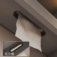Toalha de rosto buraco aberto sabedoria espelho do banheiro armário rosto toalha anel de papel de tecido transparente ca