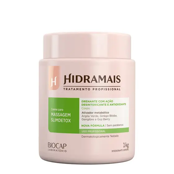 Creme Para Massagem SlimDetox 1Kg