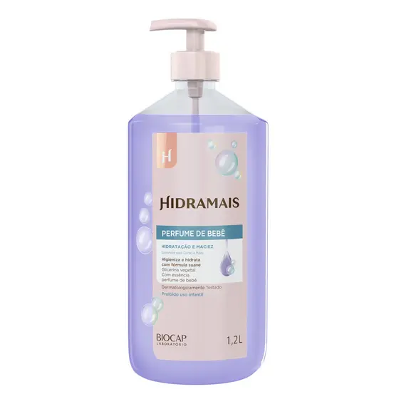 Sabonete Líquido Perfume de Bebê Hidramais 1,2L Pump Glicerina
