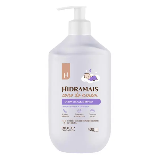 Sabonete Líquido Glicerinado Hidramais Sono do Neném | 400ml