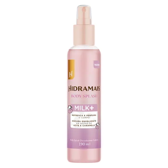 Body Splash Milk+ 190ml | Doçura Envolvente