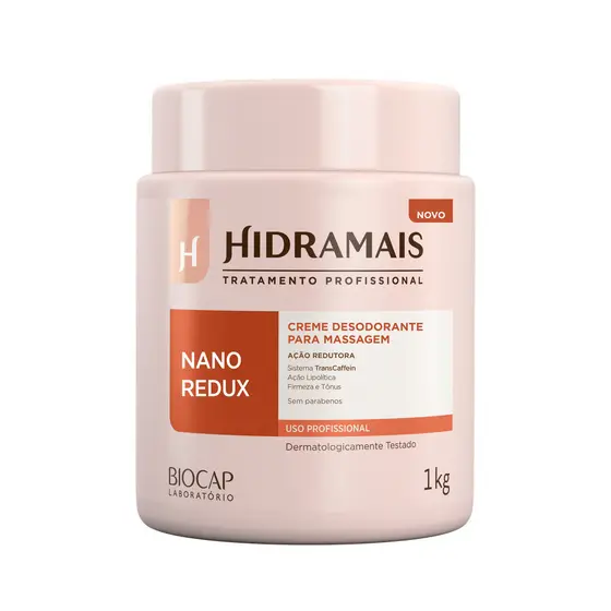 Creme Para Massagem Nano Redux 1 Kg | Ação Lipolítica