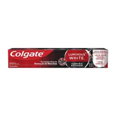 Creme Dental Colgate Luminous White 140gr Carvao Ativo Especial
