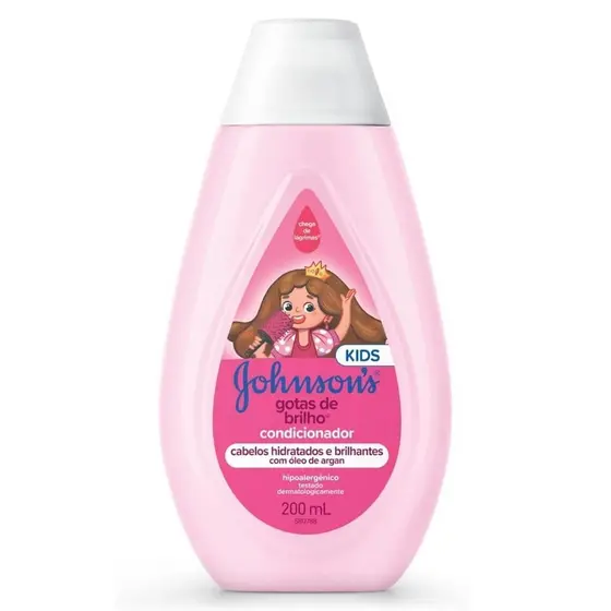 CONDICIONADOR JOHNSON'S KIDS GOTAS DE BRILHO 200ML