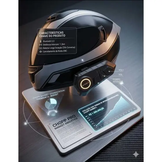 Acessórios Para Fone De Ouvido Tipo C Microfone Duplo Vnetphone V6 PLUS Capacete De Motocicleta Bluetooth Intercom