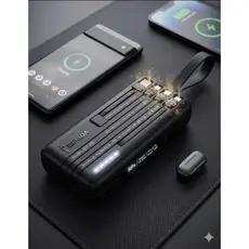 Power Bank 20000mAh com Recarga Rápida para Celular e Tablet