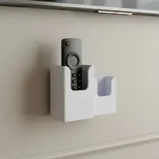 Suporte Porta Controle Remoto TV e Ar Condicionado de Parede Sem Furo com Fita Dupla Face Organizador