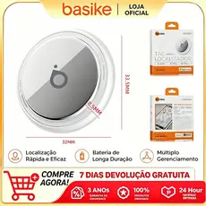 Basike airtag rastreador portátil anti-perda com localização gps，rastreador tempo real que funciona com apple，dw347