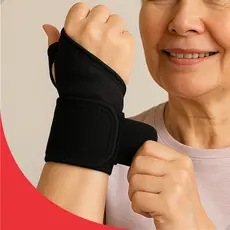 Munhequeira Protetor para Pulso Compressão Ajustável Academia Musculação Crossfit Esporte Alivia