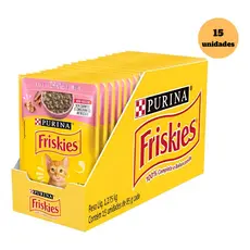 Ração Úmida Gatos Adultos Friskies Carne Filhote  85g 15un