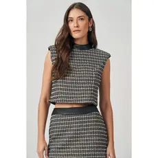 Blusa Gola PU Feminina Acostamento